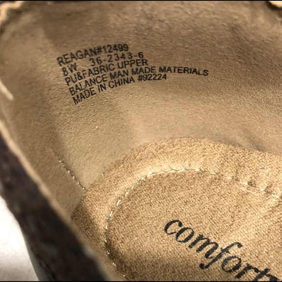 NWOT-Comfortview Snakeskin Wingtip Loafers Sz 8w - Picture 3 of 7